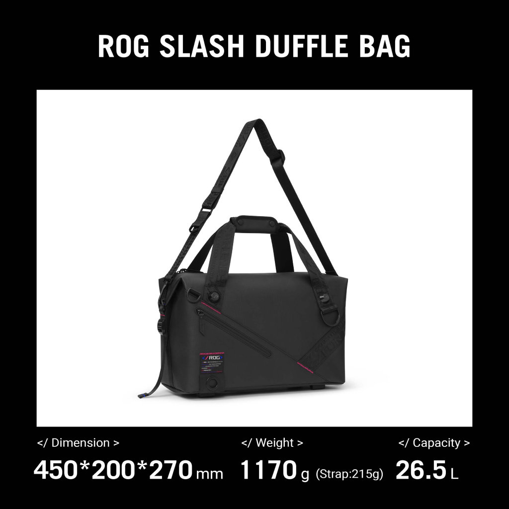 バッグ ROG SLASH Duffle Bag(ROG_SLASH_BC3700) ROG SLASH Duffle Bag(ROG_SLASH_BC3700)
